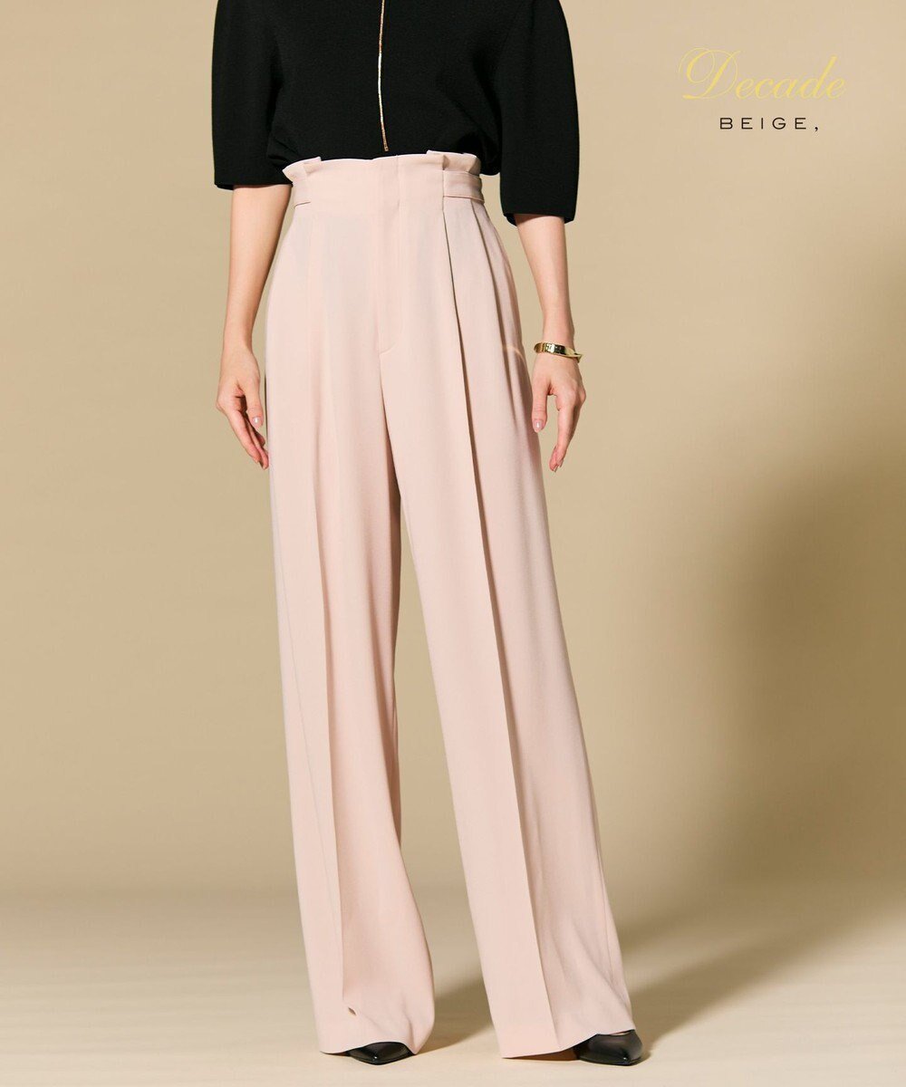 【ベイジ,/BEIGE,】の【セットアップ対応】CINDY / ハイウエストパンツ 人気、トレンドファッション・服の通販 founy(ファニー) 　ファッション　Fashion　レディースファッション　Fashion for Women　セットアップ　Matching Sets　レディースパンツ・ボトムス　Pants & Trousers / Bottoms　おすすめ　Recommended / Our Picks　ウォッシャブル　Machine Washable　オケージョン　Occasion Wear　サテン　Satin, Glossy Fabric　ジャケット　Jacket, Outerwear　ストレッチ　Stretch, Stretchy Fabric　スーツ　Suit, Formalwear　セットアップ　Set-Up, Coordinated Outfit　セレモニー　Ceremony　ワイド　Wide, Wide Fit　入学式　Entrance Ceremony　卒業式　Graduation Ceremony　夏　Summer　定番　Standard, Basic Item　S/S・春夏　SS, Spring/Summer, Warm Season　A/W・秋冬　Autumn/Winter　 other-1|ID: prp329100004775601 ipo3291000000034617056