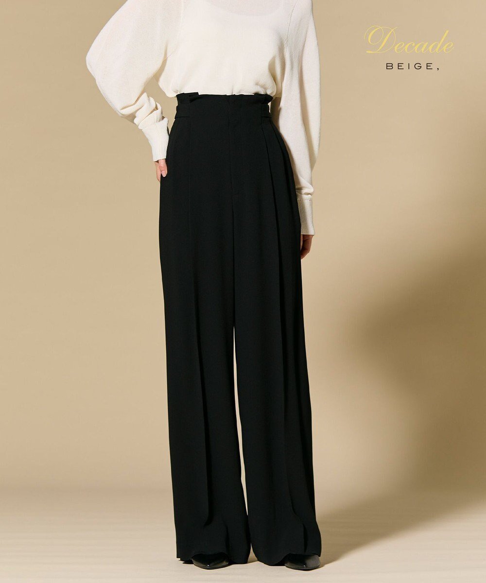 【ベイジ,/BEIGE,】の【セットアップ対応】CINDY / ハイウエストパンツ インテリア・キッズ・メンズ・レディースファッション・服の通販 founy(ファニー) 　ファッション　Fashion　レディースファッション　Fashion for Women　セットアップ　Matching Sets　レディースパンツ・ボトムス　Pants & Trousers / Bottoms　おすすめ　Recommended / Our Picks　ウォッシャブル　Machine Washable　オケージョン　Occasion Wear　サテン　Satin, Glossy Fabric　ジャケット　Jacket, Outerwear　ストレッチ　Stretch, Stretchy Fabric　スーツ　Suit, Formalwear　セットアップ　Set-Up, Coordinated Outfit　セレモニー　Ceremony　ワイド　Wide, Wide Fit　入学式　Entrance Ceremony　卒業式　Graduation Ceremony　夏　Summer　定番　Standard, Basic Item　S/S・春夏　SS, Spring/Summer, Warm Season　A/W・秋冬　Autumn/Winter　Black|ID: prp329100004775601 ipo3291000000034617068