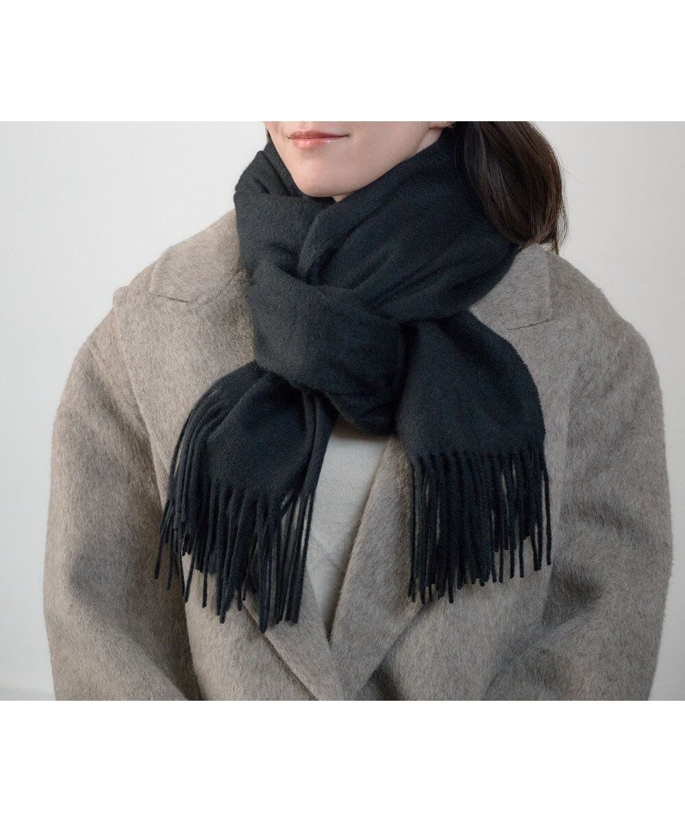 【ムーンバット/MOONBAT】のプラスムーンバット (+moonbat) カシミヤ100%無地ストール 洗える 190㎝×50㎝ インテリア・キッズ・メンズ・レディースファッション・服の通販 founy(ファニー) ファッション Fashion レディースファッション Fashion for Women 洗える Machine Washable コンパクト Compact, Small Size ショール Shawl, Wrap ストール Stole, Wrap トレンド Trend, Trending Now 無地 Plain, Solid Color ラグジュアリー Luxury, Elegant A/W・秋冬 Autumn/Winter ブラック|ID: prp329100004775618 ipo3291000000034736168