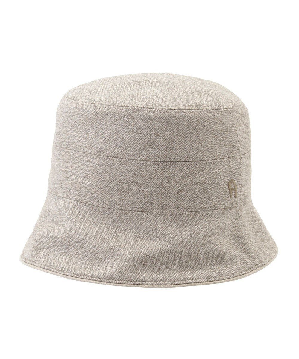 【ムーンバット/MOONBAT】のFURLA(フルラ)ツイードダウン ハット 帽子 UVカット サイズ調整 日本製 インテリア・キッズ・メンズ・レディースファッション・服の通販 founy(ファニー) 　ファッション　Fashion　レディースファッション　Fashion for Women　キャップ&ハット　Hats & Caps　イタリア　Italy　エレガント 上品　Elegant　クラウン　Crown, Royal Motif　コレクション　Collection, Seasonal Line　ダウン　Down, Puffer　ツイード　Twill, Twill Weave　パターン　Pattern, Design Print　フェミニン　Feminine, Girly　帽子　Hat, Headwear　日本製　Made In Japan　ベージュ|ID: prp329100004775620 ipo3291000000034617450