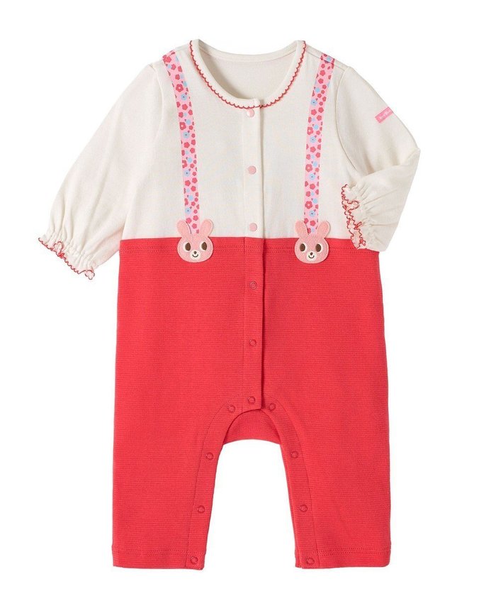 【ミキハウスホットビスケッツ/MIKI HOUSE HOT BISCUITS / KIDS】の【70-80cm】キャビットサスペンダーカバーオール インテリア・キッズ・メンズ・レディースファッション・服の通販 founy(ファニー) https://founy.com/ ファッション Fashion キッズファッション Fashion for Kids サスペンダー Suspenders, Braces 長袖 Long Sleeve, Full Sleeve ベビー Baby, Babywear ロンパース Romper, Jumpsuit 冬 Winter / This Winter A/W・秋冬 Autumn/Winter S/S・春夏 SS, Spring/Summer, Warm Season おすすめ Recommended / Our Picks 夏 Summer ギフト プレゼント Gift / Present |ID: prp329100004776640 ipo3291000000034628482