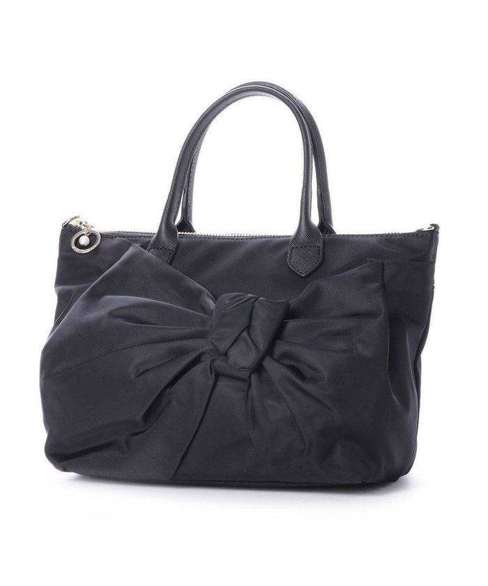 【ランバン オン ブルー/LANVIN en Bleu】のシャルロット 2wayトートバッグ インテリア・キッズ・メンズ・レディースファッション・服の通販 founy(ファニー) https://founy.com/ ファッション Fashion レディースファッション Fashion for Women バッグ Bags リボン Ribbon, Bow 財布 Wallet, Purse |ID: prp329100004776651 ipo3291000000034628556