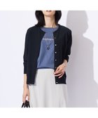 【ジェイ プレス/J.PRESS】の【洗える】レーヨンエリートストレッチ クルーネック カーディガン ネイビー系|ID: prp329100004776657 ipo3291000000034628634