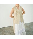 【グレース コンチネンタル/GRACE CONTINENTAL】のリネンタッチダブルブラウス ベージュ|ID: prp329100004776678 ipo3291000000034629136