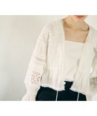 【グレース コンチネンタル/GRACE CONTINENTAL】のレースパッチブラウス キナリ|ID: prp329100004776698 ipo3291000000034629247