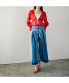 【グレース コンチネンタル/GRACE CONTINENTAL】のレースパッチブラウス オレンジ|ID: prp329100004776698 ipo3291000000034629248