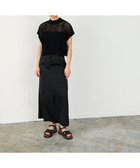 【グレース コンチネンタル/GRACE CONTINENTAL】のサテンストレートスカート 人気、トレンドファッション・服の通販 founy(ファニー) ファッション Fashion レディースファッション Fashion for Women スカート Skirts とろみ Fluid, Flowy Fabric エレガント 上品 Elegant サテン Satin, Glossy Fabric シンプル Simple, Minimal ストレート Straight, Straight Cut フロント Front, Front Design ポケット Pocket, Pocket Detail ミックス Mix, Mixed Style ワーク Workwear, Utility Style 台形 A-Line, Trapezoid Shape 夏 Summer 春 Spring S/S・春夏 SS, Spring/Summer, Warm Season thumbnail ブラック|ID: prp329100004776701 ipo3291000000034629259