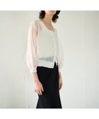 【グレース コンチネンタル/GRACE CONTINENTAL】のシアードルマンニットカーディガン 人気、トレンドファッション・服の通販 founy(ファニー) ファッション Fashion レディースファッション Fashion for Women トップス・カットソー Cut & Sew Tops ニット Knit Tops & Sweaters カーディガン・羽織り Layered Style Cardigans オレンジ Orange カーディガン Cardigan, Knitwear シアー Sheer, See-Through シンプル Simple, Minimal トレンド Trend, Trending Now 夏 Summer 春 Spring S/S・春夏 SS, Spring/Summer, Warm Season 透かし Cut-Out, Lacework thumbnail ホワイト|ID: prp329100004776710 ipo3291000000034629321