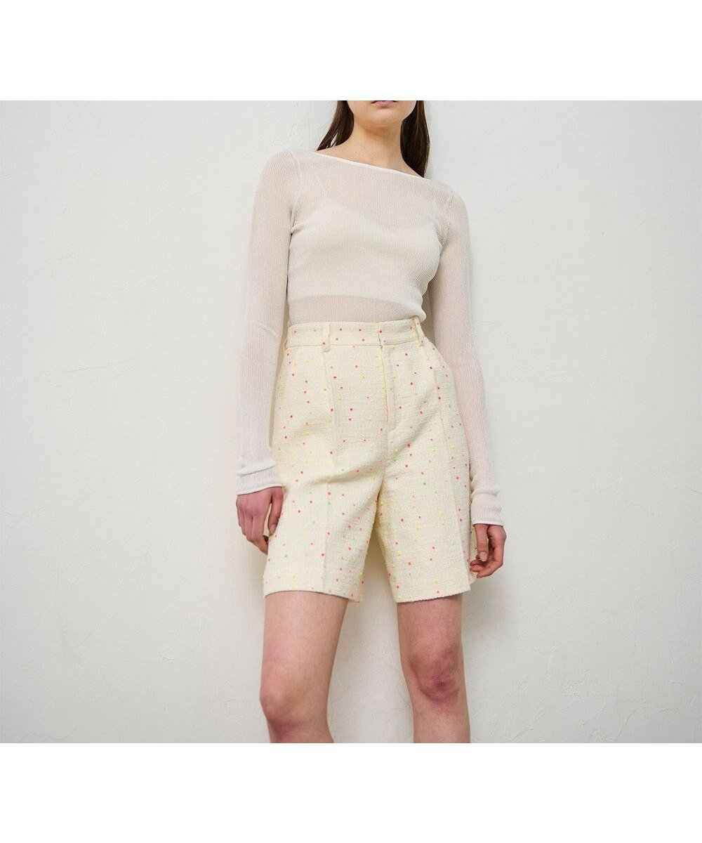 【グレース コンチネンタル/GRACE CONTINENTAL】のネオンドットジャガードパンツ 人気、トレンドファッション・服の通販 founy(ファニー) ファッション Fashion レディースファッション Fashion for Women パンツ Pants & Trousers おすすめ Recommended / Our Picks セットアップ Set-Up, Coordinated Outfit センター Center, Center Line ツイード Twill, Twill Weave ネオン Neon, Neon Color ネップ Nepp, Slub Yarn ハーフ Half, Half-Length バランス Balance, Style Balance フランス France, French ベスト Vest, Waistcoat 夏 Summer 春 Spring S/S・春夏 SS, Spring/Summer, Warm Season other-1|ID: prp329100004776715 ipo3291000000034629375