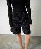 【グレース コンチネンタル/GRACE CONTINENTAL】のネオンドットジャガードパンツ 人気、トレンドファッション・服の通販 founy(ファニー) ファッション Fashion レディースファッション Fashion for Women パンツ Pants & Trousers おすすめ Recommended / Our Picks セットアップ Set-Up, Coordinated Outfit センター Center, Center Line ツイード Twill, Twill Weave ネオン Neon, Neon Color ネップ Nepp, Slub Yarn ハーフ Half, Half-Length バランス Balance, Style Balance フランス France, French ベスト Vest, Waistcoat 夏 Summer 春 Spring S/S・春夏 SS, Spring/Summer, Warm Season thumbnail ブラック|ID: prp329100004776715 ipo3291000000034629379