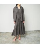 【グレース コンチネンタル/GRACE CONTINENTAL】のトリアセリネンオーバーシャツ 人気、トレンドファッション・服の通販 founy(ファニー) ファッション Fashion レディースファッション Fashion for Women トップス・カットソー Cut & Sew Tops シャツ・ブラウス・オフィスカジュアル Elegant Blouses & Button-Ups シンプル Simple, Minimal ドレープ Drape, Draping Fabric ボトム Bottoms, Lower Wear マーメイド Mermaid, Fishtail Silhouette リアル Real, Realistic リネン Linen, Linen Fabric ワンポイント One Point, Statement Accent エレガント 上品 Elegant 夏 Summer 春 Spring S/S・春夏 SS, Spring/Summer, Warm Season thumbnail チャコール|ID: prp329100004776729 ipo3291000000034629478