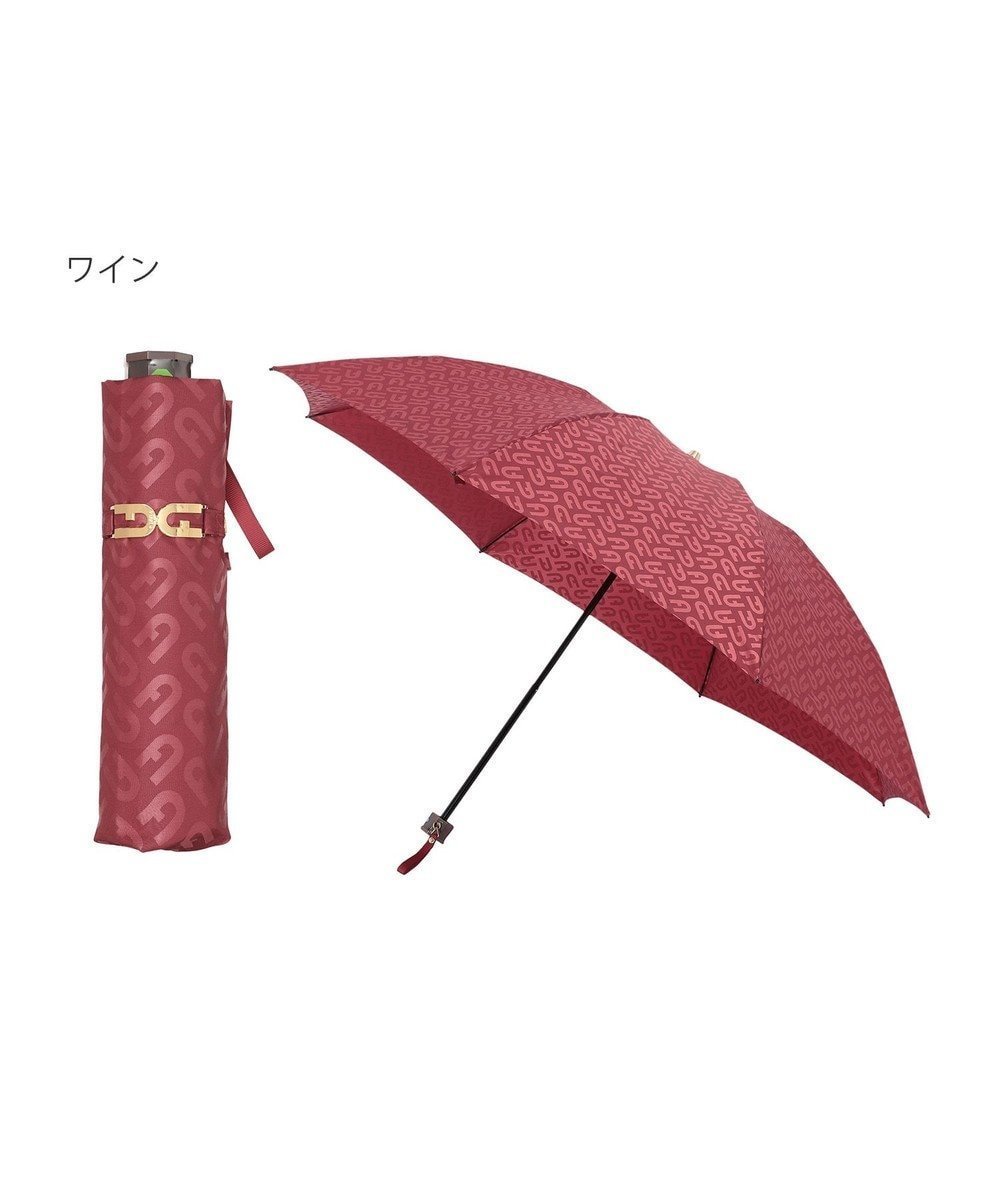 【ムーンバット/MOONBAT】のFURLA 折りたたみ傘 モノグラムジャガード UV 8本骨 日本製 インテリア・キッズ・メンズ・レディースファッション・服の通販 founy(ファニー) ファッション Fashion レディースファッション Fashion for Women レイングッズ・傘・晴雨兼用傘 Umbrellas & Rain Gear アクセサリー Fashion Accessories イタリア Italy カラフル Colorful Design シューズ Shoes, Footwear 傘 Umbrella, Parasol 日本製 Made In Japan ワイン|ID: prp329100004776738 ipo3291000000034629517