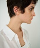 【グレース コンチネンタル/GRACE CONTINENTAL】のレイヤードイヤカフ 人気、トレンドファッション・服の通販 founy(ファニー) ファッション Fashion レディースファッション Fashion for Women ジュエリー Jewelry ファッションリング Fashion Rings イヤリング・フープ・ドロップタイプ Hoop, Drop & Clip Earrings アクセサリー Fashion Accessories イヤリング Earrings イヤーカフ Ear Cuffs シルバー Silver, Metallic Silver シンプル Simple, Minimal ダブル Double, Double-Breasted ドット Polka Dot, Dot Pattern エレガント 上品 Elegant thumbnail バイカラー|ID: prp329100004776741 ipo3291000000034629530