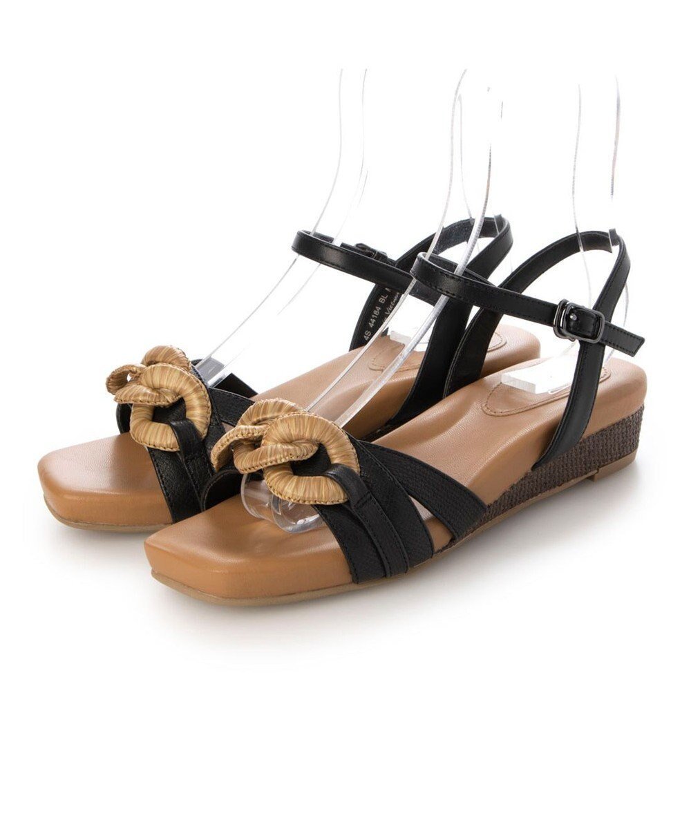 【イング/ing】のing チェーンモチーフアンクルストラップサンダル インテリア・キッズ・メンズ・レディースファッション・服の通販 founy(ファニー) ファッション Fashion レディースファッション Fashion for Women ウェッジ Wedge Heels 春 Spring クッション Cushion, Throw Pillow サンダル Sandals, Summer Shoes シューズ Shoes, Footwear チェーン Chain, Chain Strap トレンド Trend, Trending Now バランス Balance, Style Balance ベーシック Basic, Essential ラップ Wrap, Wrap Design リゾート Resort, Vacation Style S/S・春夏 SS, Spring/Summer, Warm Season 夏 Summer ブラック|ID: prp329100004776743 ipo3291000000034629563