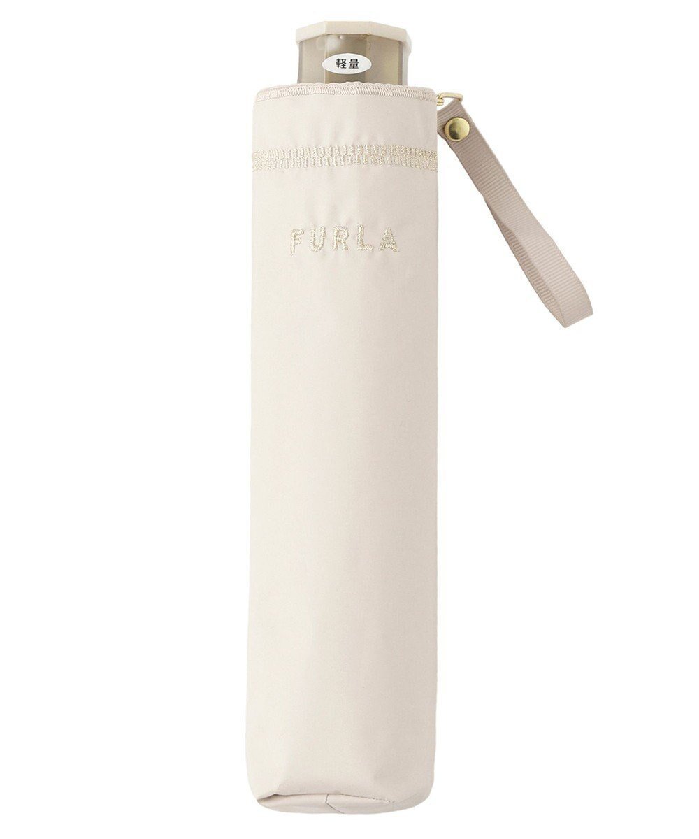 【ムーンバット/MOONBAT】のFURLA 晴雨兼用日傘 折りたたみ傘 ジッパー刺繍 /遮光 遮熱 UV インテリア・キッズ・メンズ・レディースファッション・服の通販 founy(ファニー) ファッション Fashion レディースファッション Fashion for Women レイングッズ・傘・晴雨兼用傘 Umbrellas & Rain Gear アクセサリー Fashion Accessories イタリア Italy カラフル Colorful Design シューズ Shoes, Footwear 傘 Umbrella, Parasol 日傘 Parasol, UV Umbrella ベージュ|ID: prp329100004776749 ipo3291000000034629589
