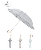 【ムーンバット/MOONBAT】のランバン オン ブルー 晴雨兼用日傘 折りたたみ傘 ドビー×フリル 遮光 遮熱 UV 人気、トレンドファッション・服の通販 founy(ファニー) ファッション Fashion レディースファッション Fashion for Women レイングッズ・傘・晴雨兼用傘 Umbrellas & Rain Gear フリル Frill, Ruffle ミックス Mix, Mixed Style 傘 Umbrella, Parasol 日傘 Parasol, UV Umbrella thumbnail グレー(グレンチェック)|ID: prp329100004776762 ipo3291000000034629675