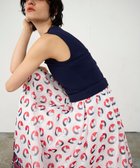 【グレース コンチネンタル/GRACE CONTINENTAL】のマリンニットワンピース 人気、トレンドファッション・服の通販 founy(ファニー) ファッション Fashion レディースファッション Fashion for Women ワンピース Dresses ニットワンピース Knit Dresses ヴィンテージ Vintage Style 春 Spring シフォン Chiffon, Lightweight Fabric ドッキング Docking, Mixed Material ノースリーブ Sleeveless, No-Sleeve プリント Print, Printed Pattern モノトーン Monotone, Black and White S/S・春夏 SS, Spring/Summer, Warm Season 夏 Summer エレガント 上品 Elegant thumbnail ネイビー|ID: prp329100004776763 ipo3291000000034629687