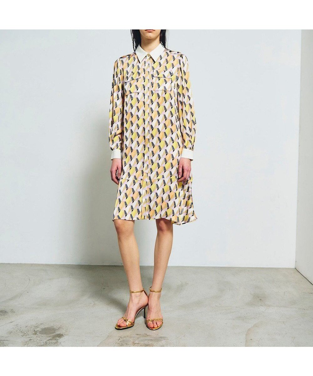 【グレース コンチネンタル/GRACE CONTINENTAL】のキカプリントミニワンピース 人気、トレンドファッション・服の通販 founy(ファニー) ファッション Fashion レディースファッション Fashion for Women ワンピース Dresses エレガント 上品 Elegant サテン Satin, Glossy Fabric バランス Balance, Style Balance フレア Flare, Flared 別注 Limited Edition, Custom Order 夏 Summer 春 Spring S/S・春夏 SS, Spring/Summer, Warm Season other-1|ID: prp329100004776765 ipo3291000000034629691