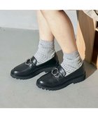 【イング/ing】のing リングビット厚底ローファー 人気、トレンドファッション・服の通販 founy(ファニー) ファッション Fashion レディースファッション Fashion for Women 厚底 Platform Shoes クッション Cushion, Throw Pillow コンビ Combo, Combination Style シューズ Shoes, Footwear シンプル Simple, Minimal トレンド Trend, Trending Now ドレス Dress, One-Piece フォルム Silhouette, Form ベーシック Basic, Essential エレガント 上品 Elegant ビジネス 仕事 通勤 Business / Work / Commuting thumbnail ブラック|ID: prp329100004776774 ipo3291000000034629744