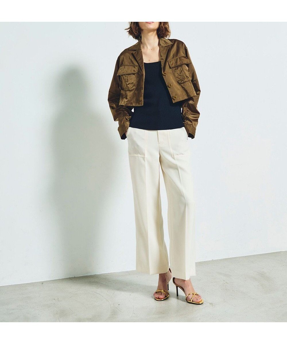 【グレース コンチネンタル/GRACE CONTINENTAL】のクロップドミリタリージャケット 人気、トレンドファッション・服の通販 founy(ファニー) ファッション Fashion レディースファッション Fashion for Women アウター Coat / Outerwear Collection コート・ロングコート・ピーコート Long Coats, Peacoats & More レディースジャケット・軽アウター Jackets モッズコート・ミリタリー風アウター Mods & Field Coats クロップド Cropped, Short Length サテン Satin, Glossy Fabric ジャケット Jacket, Outerwear トレンド Trend, Trending Now ポケット Pocket, Pocket Detail ミリタリー Military, Army Style モッズコート Mods Coat, Military Parka 夏 Summer 春 Spring S/S・春夏 SS, Spring/Summer, Warm Season other-1|ID: prp329100004776776 ipo3291000000034629753