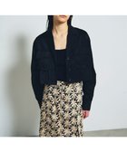 【グレース コンチネンタル/GRACE CONTINENTAL】のクロップドミリタリージャケット ブラック|ID: prp329100004776776 ipo3291000000034629755