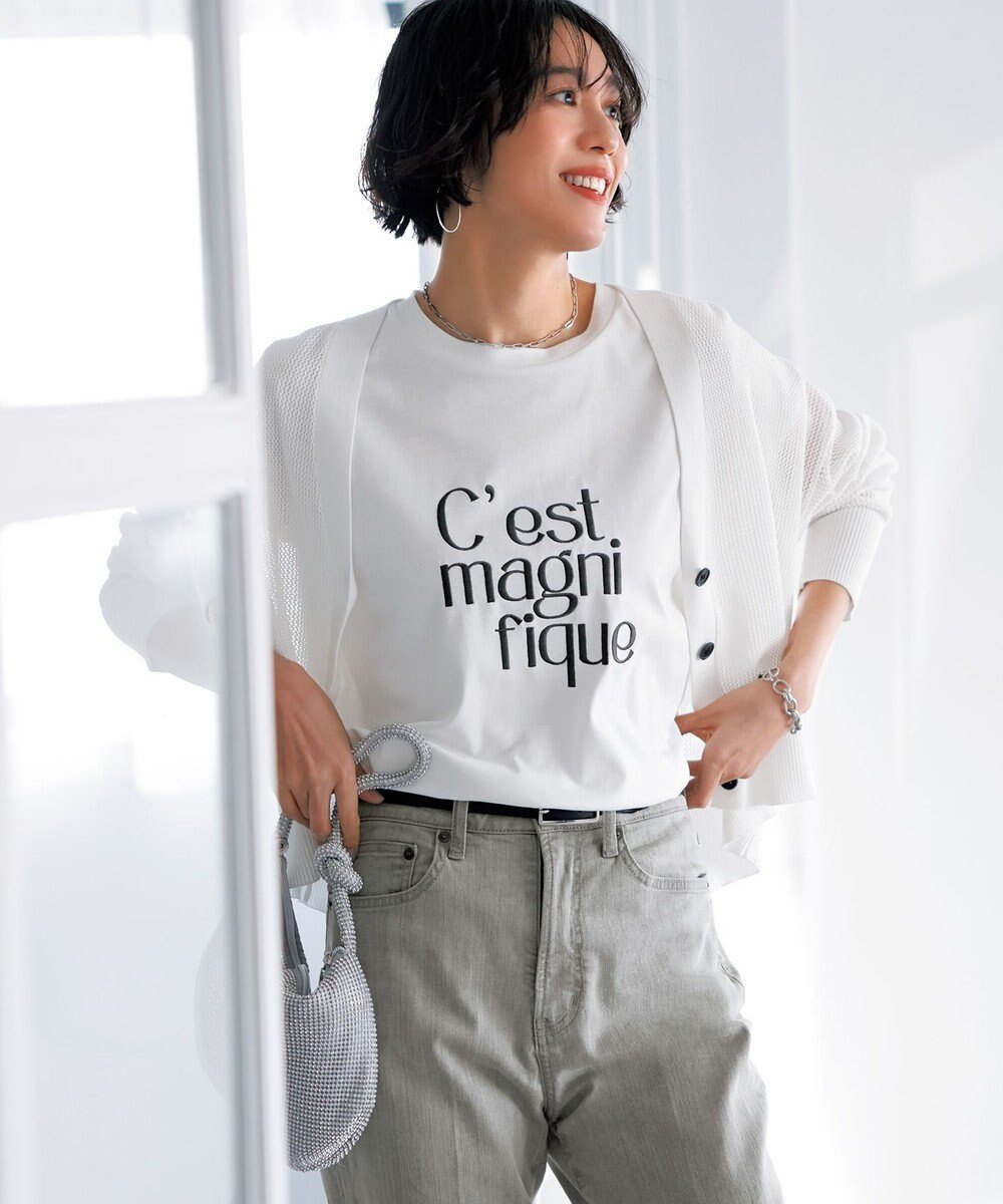 【アンフィーロ 自由区/UNFILO】のメッシュニット カーディガン インテリア・キッズ・メンズ・レディースファッション・服の通販 founy(ファニー) ファッション Fashion レディースファッション Fashion for Women トップス・カットソー Cut & Sew Tops ニット Knit Tops & Sweaters カーディガン・羽織り Layered Style Cardigans ウォッシャブル Machine Washable カットソー Cut and Sewn Top カーディガン Cardigan, Knitwear クロップド Cropped, Short Length バランス Balance, Style Balance フロント Front, Front Design メッシュ Mesh, Net Fabric ワイド Wide, Wide Fit エレガント 上品 Elegant 夏 Summer 抗菌 Antibacterial, Bacteria-Resistant 春 Spring S/S・春夏 SS, Spring/Summer, Warm Season 洗える Machine Washable 羽織 Haori, Light Jacket オフ|ID: prp329100004776780 ipo3291000000034629769