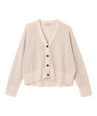 【アンフィーロ 自由区/UNFILO】のメッシュニット カーディガン ベージュ|ID: prp329100004776780 ipo3291000000034629770