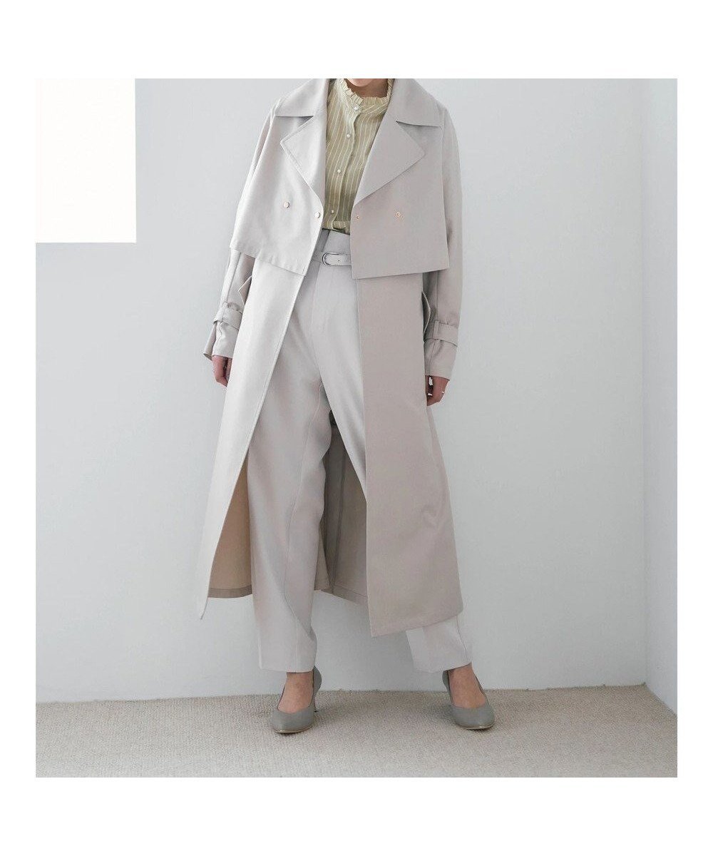 【イェッカ ヴェッカ/YECCA VECCA】の3wayトレンチコート インテリア・キッズ・メンズ・レディースファッション・服の通販 founy(ファニー) ファッション Fashion レディースファッション Fashion for Women アウター Coat / Outerwear Collection コート・ロングコート・ピーコート Long Coats, Peacoats & More レディースジャケット・軽アウター Jackets トレンチコート / 春秋の定番アウター Trench Coats ショート Short, Short Length ジャケット Jacket, Outerwear ポケット Pocket, Pocket Detail リボン Ribbon, Bow エレガント 上品 Elegant 夏 Summer 春 Spring S/S・春夏 SS, Spring/Summer, Warm Season Light Beige|ID: prp329100004776797 ipo3291000000034629831