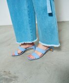 【グレース コンチネンタル/GRACE CONTINENTAL】のCORSO ROMA パテントサンダル ブルー|ID: prp329100004776804 ipo3291000000034629852