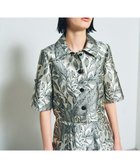 【グレース コンチネンタル/GRACE CONTINENTAL】のボタニカルジャガードシャツ 人気、トレンドファッション・服の通販 founy(ファニー) ファッション Fashion レディースファッション Fashion for Women トップス・カットソー Cut & Sew Tops シャツ・ブラウス・オフィスカジュアル Elegant Blouses & Button-Ups イタリア Italy 春 Spring カットソー Cut and Sewn Top クラシカル Classical, Vintage-Inspired セットアップ Set-Up, Coordinated Outfit タンク Tank Top, Sleeveless Top ハイネック High Neck, Mock Neck フレア Flare, Flared リーフ Leaf, Botanical Leaf S/S・春夏 SS, Spring/Summer, Warm Season 夏 Summer thumbnail キナリ|ID: prp329100004776826 ipo3291000000034629944