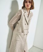 【グレース コンチネンタル/GRACE CONTINENTAL】のツイードジレワンピース ベージュ|ID: prp329100004776830 ipo3291000000034629966