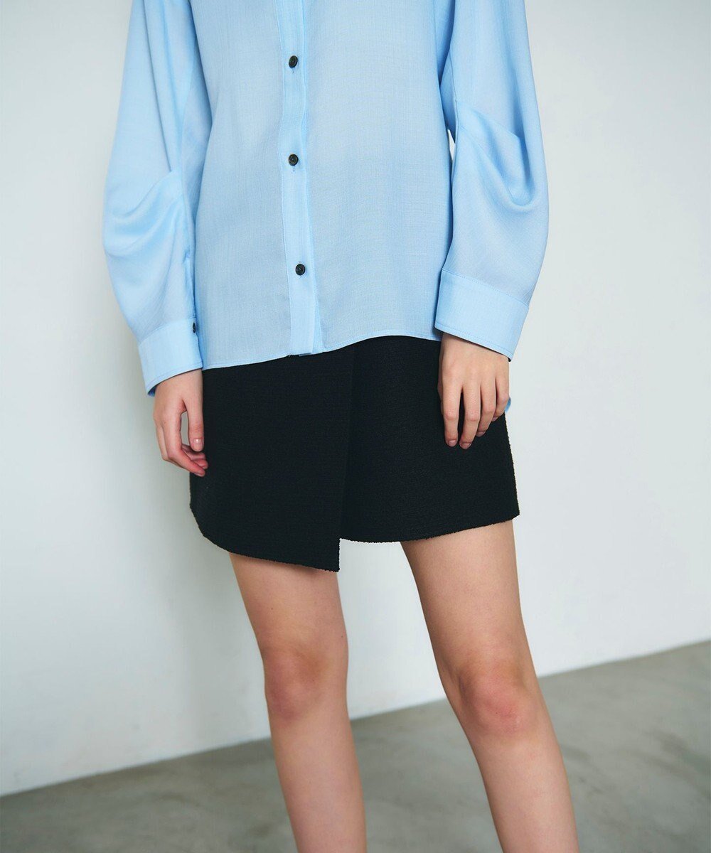 【グレース コンチネンタル/GRACE CONTINENTAL】のツイードラップショートパンツ インテリア・キッズ・メンズ・レディースファッション・服の通販 founy(ファニー) ファッション Fashion レディースファッション Fashion for Women パンツ Pants & Trousers ショートパンツ・ハーフパンツ High-Waisted & Relaxed Shorts ショート Short, Short Length シンプル Simple, Minimal ジャケット Jacket, Outerwear セットアップ Set-Up, Coordinated Outfit ツイード Twill, Twill Weave ラップ Wrap, Wrap Design ロング Long, Long-Length 夏 Summer 春 Spring S/S・春夏 SS, Spring/Summer, Warm Season 無地 Plain, Solid Color ブラック|ID: prp329100004776837 ipo3291000000034629994