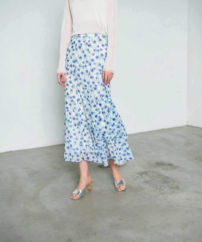 【グレース コンチネンタル/GRACE CONTINENTAL】のスモールフラワーマーメイドスカート インテリア・キッズ・メンズ・レディースファッション・服の通販 founy(ファニー) https://founy.com/ ファッション Fashion レディースファッション Fashion for Women スカート Skirts カットソー Cut and Sewn Top セットアップ Set-Up, Coordinated Outfit フェミニン Feminine, Girly フラワー Flower, Floral プリント Print, Printed Pattern マーメイド Mermaid, Fishtail Silhouette ロマンティック Romantic, Feminine Style 夏 Summer 春 Spring S/S・春夏 SS, Spring/Summer, Warm Season |ID: prp329100004776838 ipo3291000000034629995