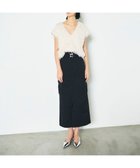 【グレース コンチネンタル/GRACE CONTINENTAL】のツイルワークスカート ブラック|ID: prp329100004776842 ipo3291000000034630010