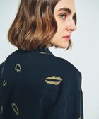 【グレース コンチネンタル/GRACE CONTINENTAL】のリップモチーフショートシャツ 人気、トレンドファッション・服の通販 founy(ファニー) ファッション Fashion レディースファッション Fashion for Women トップス・カットソー Cut & Sew Tops シャツ・ブラウス・オフィスカジュアル Elegant Blouses & Button-Ups おすすめ Recommended / Our Picks クロップド Cropped, Short Length ショルダー Shoulder, Shoulder Strap ストレッチ Stretch, Stretchy Fabric セットアップ Set-Up, Coordinated Outfit ドロップ Drop Shoulder, Dropped Style プリント Print, Printed Pattern モチーフ Motif, Design Theme リップ Lip, Lip Motif 夏 Summer 春 Spring S/S・春夏 SS, Spring/Summer, Warm Season thumbnail ブラック|ID: prp329100004776844 ipo3291000000034630016