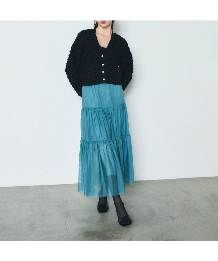 【グレース コンチネンタル/GRACE CONTINENTAL】のチュールティアードスカート インテリア・キッズ・メンズ・レディースファッション・服の通販 founy(ファニー) https://founy.com/ ファッション Fashion レディースファッション Fashion for Women スカート Skirts ティアードスカート Tiered Skirts チュール Tulip, Tulip Motif トレンド Trend, Trending Now フェミニン Feminine, Girly 夏 Summer 春 Spring S/S・春夏 SS, Spring/Summer, Warm Season |ID: prp329100004776845 ipo3291000000034630017