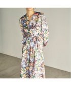 【グレース コンチネンタル/GRACE CONTINENTAL】のグラデフラワープリントトップ サックス|ID: prp329100004776849 ipo3291000000034630063