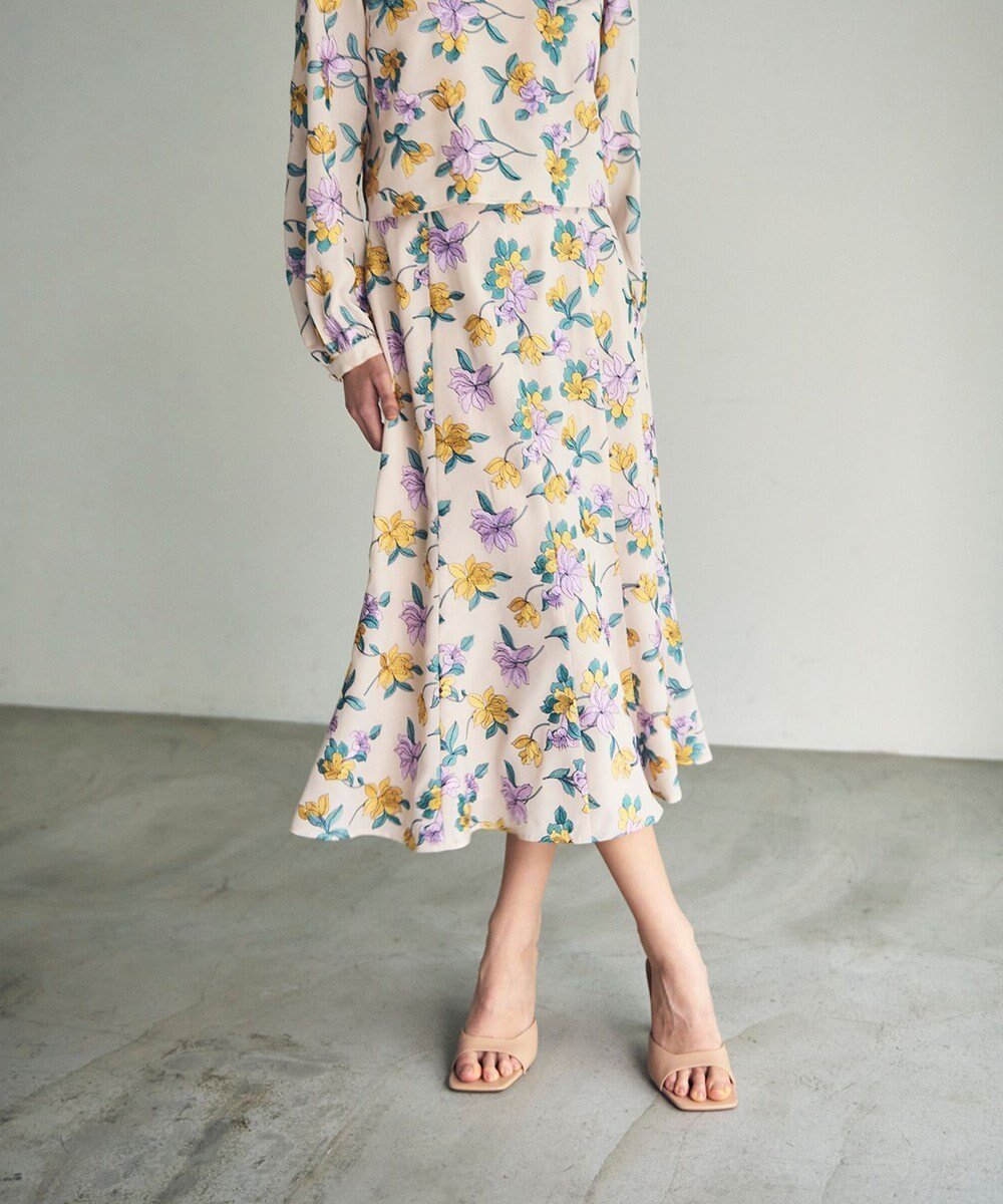 【グレース コンチネンタル/GRACE CONTINENTAL】のフラワー刺繍フレアスカート 人気、トレンドファッション・服の通販 founy(ファニー) ファッション Fashion レディースファッション Fashion for Women スカート Skirts Aライン・フレアスカート A-Line & Flared Skirts イエロー Yellow ショート Short, Short Length セットアップ Set-Up, Coordinated Outfit フラワー Flower, Floral フレア Flare, Flared マーメイド Mermaid, Fishtail Silhouette エレガント 上品 Elegant 夏 Summer 春 Spring S/S・春夏 SS, Spring/Summer, Warm Season other-1|ID: prp329100004776851 ipo3291000000034630070