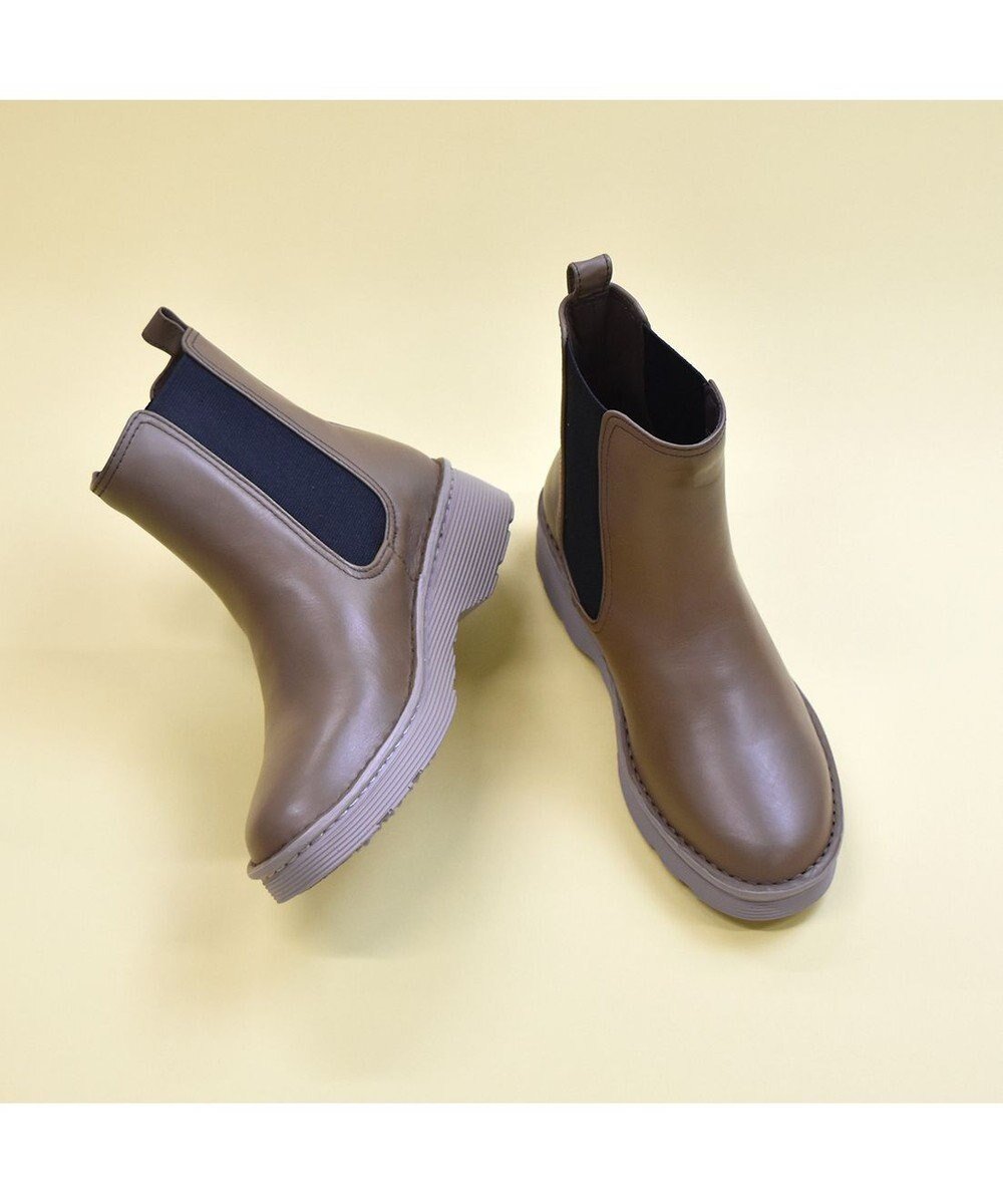 【イング/ing】のing 【WEB限定】【3E】【サスティナブルシリーズ】厚底サイドゴアショートブーツ インテリア・キッズ・メンズ・レディースファッション・服の通販 founy(ファニー) 　ファッション　Fashion　レディースファッション　Fashion for Women　クッション　Cushion, Throw Pillow　ショート　Short, Short Length　フラット　Flat, Flat Shoes　厚底　Platform Shoes　A/W・秋冬　Autumn/Winter　カーキ|ID: prp329100004776873 ipo3291000000034630228