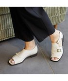 【イング/ing】のing ダブルモンクサイドオープンシューズ アイボリー|ID: prp329100004776901 ipo3291000000034630510