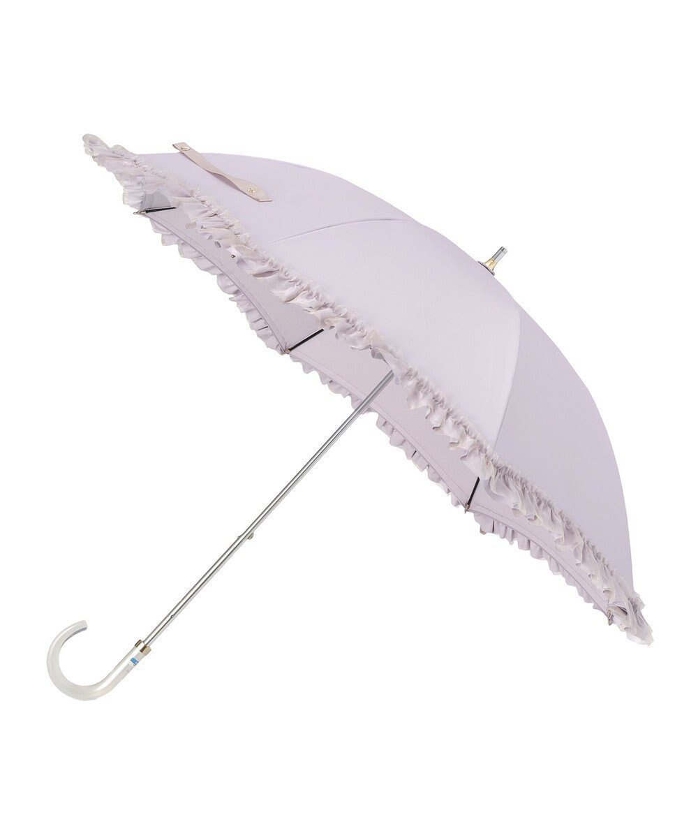 【ムーンバット/MOONBAT】の【ランバン オン ブルー(LANVIN en Bleu)】晴雨兼用日傘 ビジュー付きオーガンジーフリル インテリア・キッズ・メンズ・レディースファッション・服の通販 founy(ファニー) ファッション Fashion レディースファッション Fashion for Women レイングッズ・傘・晴雨兼用傘 Umbrellas & Rain Gear おすすめ Recommended / Our Picks オーガンジー Organza Fabric ビジュー Bijou, Jewel-like Accent フリル Frill, Ruffle ミックス Mix, Mixed Style 傘 Umbrella, Parasol 日傘 Parasol, UV Umbrella ライトパープル|ID: prp329100004776906 ipo3291000000034630560