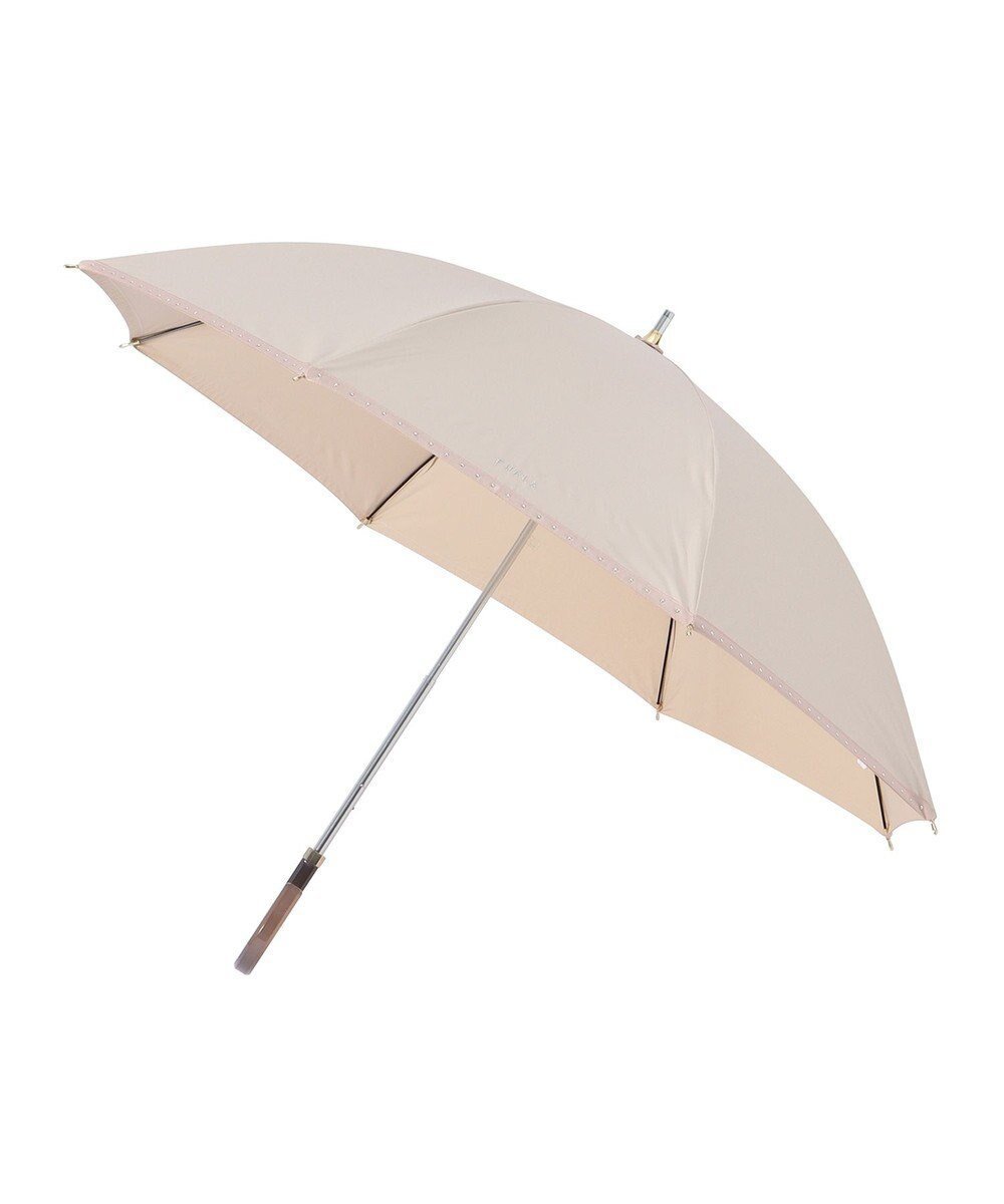 【ムーンバット/MOONBAT】の【フルラ (FURLA)】晴雨兼用日傘 スタッズ インテリア・キッズ・メンズ・レディースファッション・服の通販 founy(ファニー) ファッション Fashion レディースファッション Fashion for Women レイングッズ・傘・晴雨兼用傘 Umbrellas & Rain Gear おすすめ Recommended / Our Picks イタリア Italy エレガント 上品 Elegant コレクション Collection, Seasonal Line スタッズ Studs, Metal Accents パターン Pattern, Design Print 傘 Umbrella, Parasol 日傘 Parasol, UV Umbrella 軽量 Lightweight, Ultra Light ベージュ|ID: prp329100004776911 ipo3291000000034630599