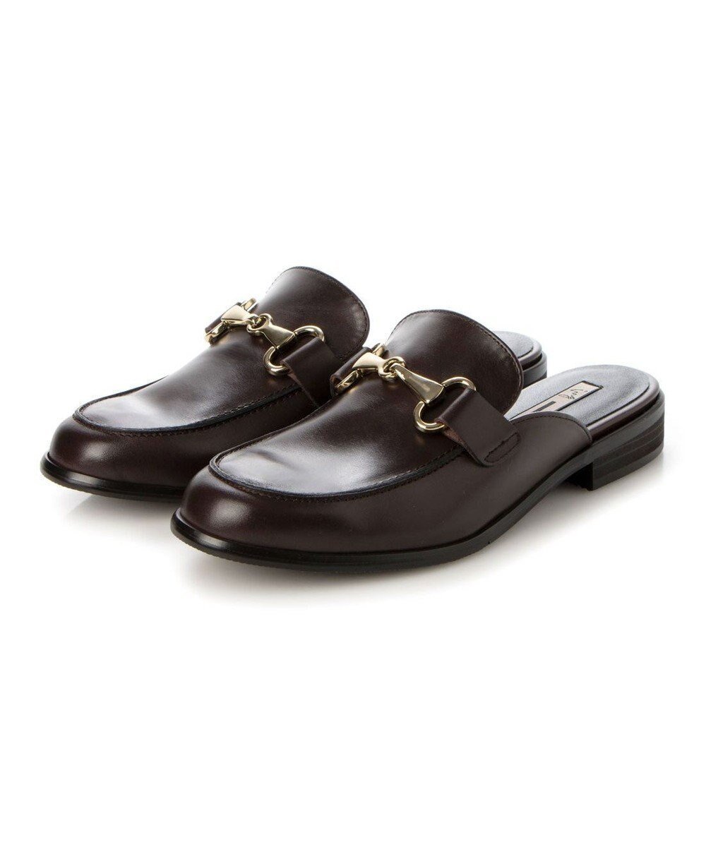 【イング/ing】のing ビット付ミュールローファー インテリア・キッズ・メンズ・レディースファッション・服の通販 founy(ファニー) 　ファッション　Fashion　レディースファッション　Fashion for Women　春　Spring　秋　Autumn　サンダル　Sandals, Summer Shoes　シューズ　Shoes, Footwear　トレンド　Trend, Trending Now　バランス　Balance, Style Balance　フィット　Fit, Slim Fit　ベーシック　Basic, Essential　ミュール　Mule, Backless Shoes　モチーフ　Motif, Design Theme　S/S・春夏　SS, Spring/Summer, Warm Season　日本製　Made In Japan　夏　Summer　エレガント 上品　Elegant　ダークブラウン|ID: prp329100004776920 ipo3291000000034630695