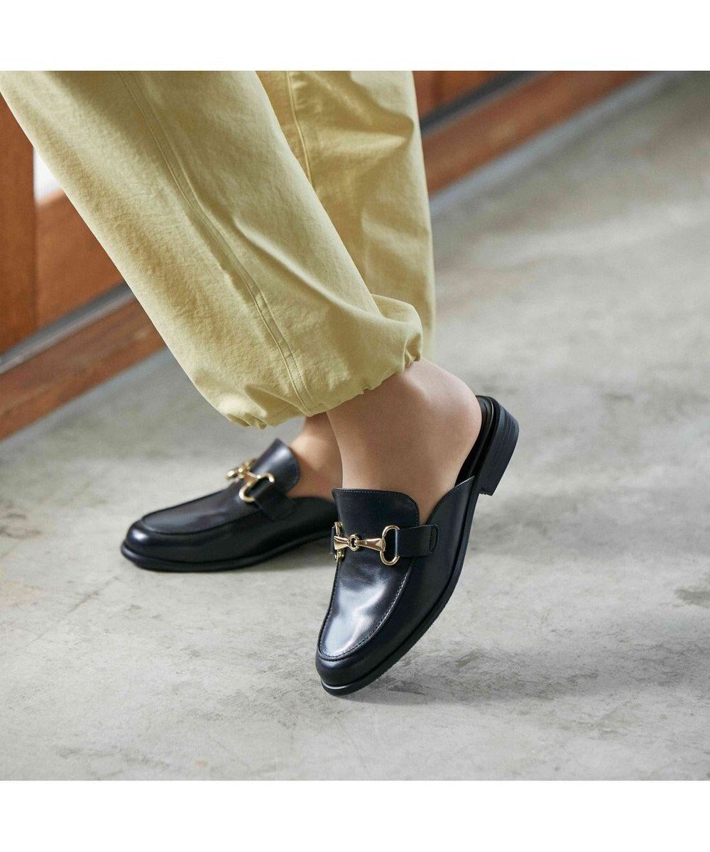 【イング/ing】のing ビット付ミュールローファー インテリア・キッズ・メンズ・レディースファッション・服の通販 founy(ファニー) 　ファッション　Fashion　レディースファッション　Fashion for Women　春　Spring　秋　Autumn　サンダル　Sandals, Summer Shoes　シューズ　Shoes, Footwear　トレンド　Trend, Trending Now　バランス　Balance, Style Balance　フィット　Fit, Slim Fit　ベーシック　Basic, Essential　ミュール　Mule, Backless Shoes　モチーフ　Motif, Design Theme　S/S・春夏　SS, Spring/Summer, Warm Season　日本製　Made In Japan　夏　Summer　エレガント 上品　Elegant　ブラック|ID: prp329100004776920 ipo3291000000034630696