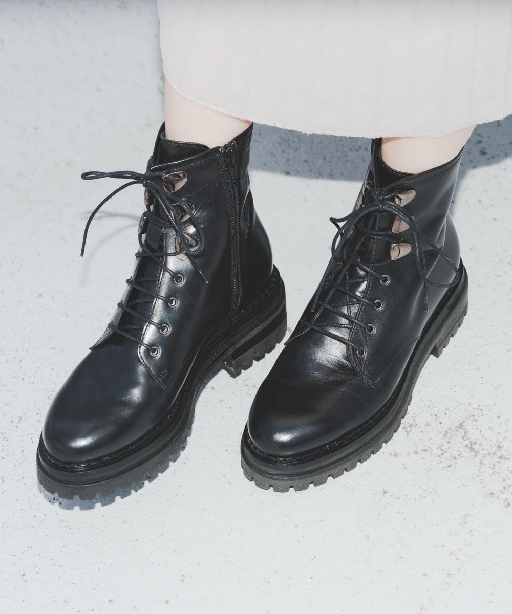 【ボントレ/BONTRE】の【LucaGrossi/ルカグロッシ】レースアップサイドジップショートブーツ 人気、トレンドファッション・服の通販 founy(ファニー) 　ファッション　Fashion　レディースファッション　Fashion for Women　イタリア　Italy　フィット　Fit, Slim Fit　レース　Lace, Lace Fabric　エレガント 上品　Elegant　厚底　Platform Shoes　A/W・秋冬　Autumn/Winter　 other-1|ID: prp329100004777375 ipo3291000000034639608