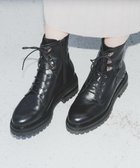 【ボントレ/BONTRE】の【LucaGrossi/ルカグロッシ】レースアップサイドジップショートブーツ ブラック|ID: prp329100004777375 ipo3291000000034639609