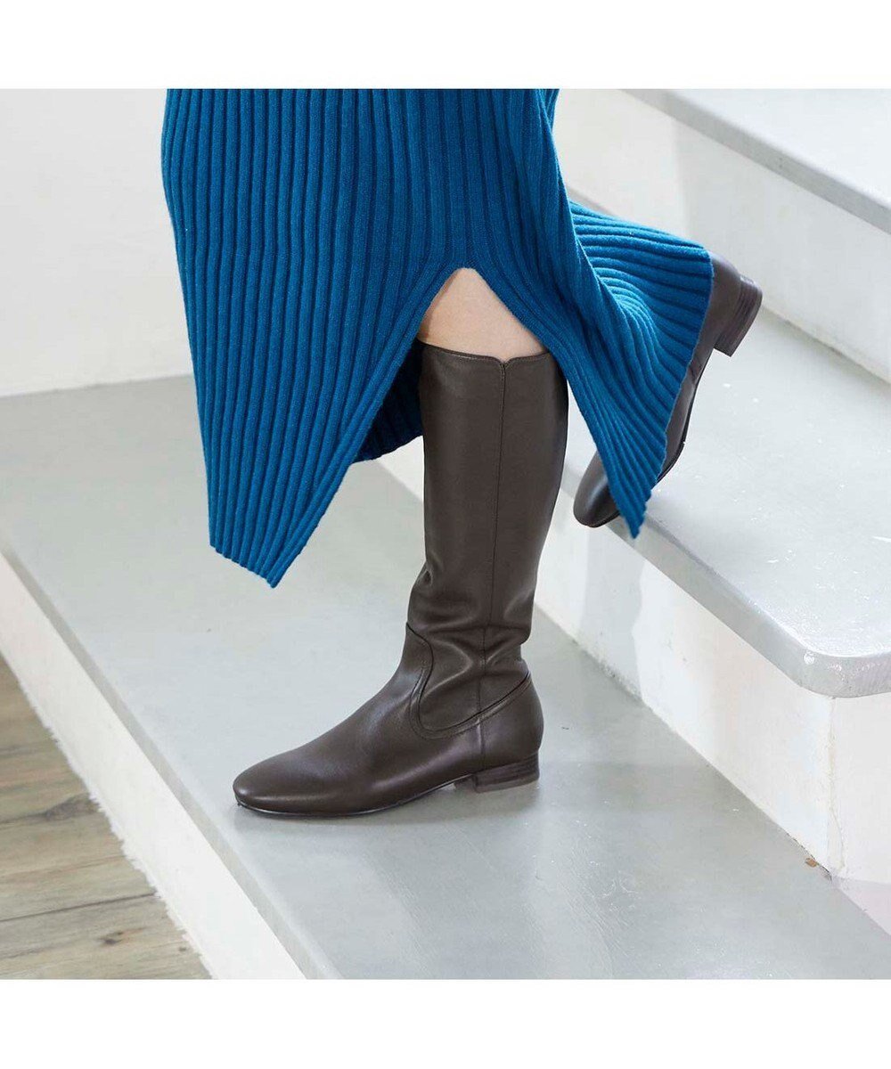【リズ ラフィーネ/Riz raffinee】のRiz raffinee スクエアトゥプレーンロングブーツ 人気、トレンドファッション・服の通販 founy(ファニー) 　ファッション　Fashion　レディースファッション　Fashion for Women　エレガント 上品　Elegant　オケージョン　Occasion Wear　ショート　Short, Short Length　シンプル　Simple, Minimal　ジップ　Zip, Zipper　トレンド　Trend, Trending Now　フェミニン　Feminine, Girly　ベーシック　Basic, Essential　ロング　Long, Long-Length　A/W・秋冬　Autumn/Winter　2022年　2022　2022-2023秋冬・A/W　Autumn/Winter 2022–23 AW22–23　おすすめ　Recommended / Our Picks　セレモニー　Ceremony　卒業式　Graduation Ceremony　ビジネス 仕事 通勤　Business / Work / Commuting　 other-1|ID: prp329100004777378 ipo3291000000034639636