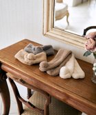 【ムーンバット/MOONBAT】の【洗える】ふわもふマフラー ミニうさしっぽ オフホワイト|ID: prp329100004777387 ipo3291000000035774247