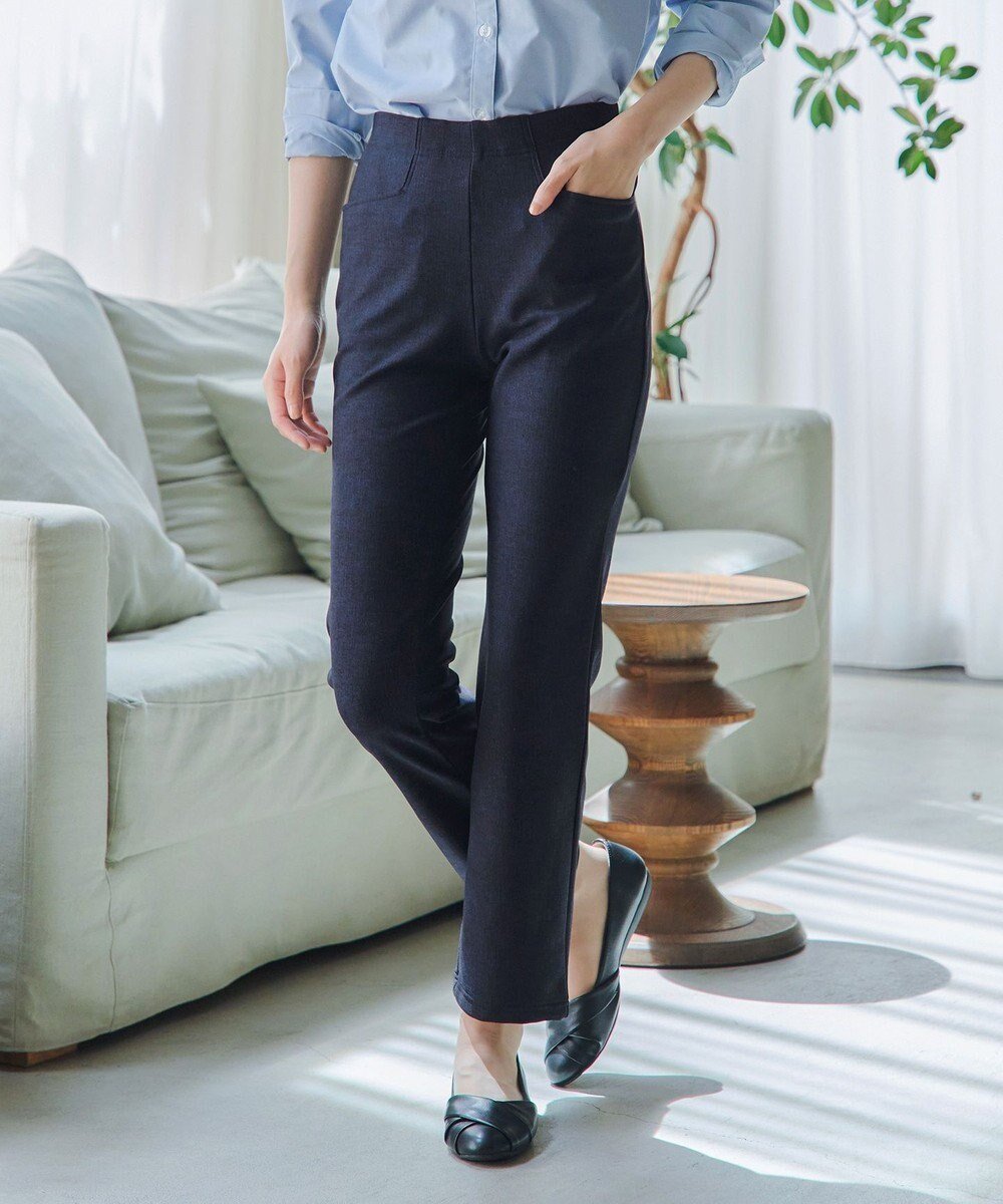 【ティアクラッセ/Tiaclasse】の【日本製】メランジプリント裏起毛スリムパンツ インテリア・キッズ・メンズ・レディースファッション・服の通販 founy(ファニー) ファッション Fashion レディースファッション Fashion for Women パンツ Pants & Trousers シンプル Simple, Minimal ストレート Straight, Straight Cut スリム Slim, Slim Fit バランス Balance, Style Balance プリント Print, Printed Pattern ポケット Pocket, Pocket Detail メランジ Melange, Mixed Yarn A/W・秋冬 Autumn/Winter 日本製 Made In Japan エレガント 上品 Elegant ビジネス 仕事 通勤 Business / Work / Commuting ネイビー|ID: prp329100004777391 ipo3291000000034639716