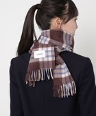 【ムーンバット/MOONBAT】のMACKINTOSH PHILOSOPHY(マッキントッシュ フィロソフィー)カシミヤ100% クラシカルチェックマフラー 人気、トレンドファッション・服の通販 founy(ファニー) ファッション Fashion レディースファッション Fashion for Women マフラー・スヌード / 冬小物の定番 Scarves & Mufflers クラシック Classic, Timeless Style コレクション Collection, Seasonal Line スヌード Snood, Infinity Scarf チェック Check, Plaid, Tartan 定番 Standard, Basic Item フリンジ Fringe, Tassel マフラー Scarf, Muffler メンズ Men's, Menswear モダン Modern, Contemporary 冬 Winter / This Winter A/W・秋冬 Autumn/Winter thumbnail ブラウン|ID: prp329100004777395 ipo3291000000034639734